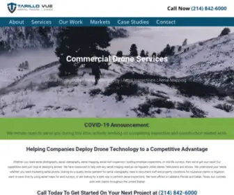 Tarillovue.com(Commercial Drone Services) Screenshot