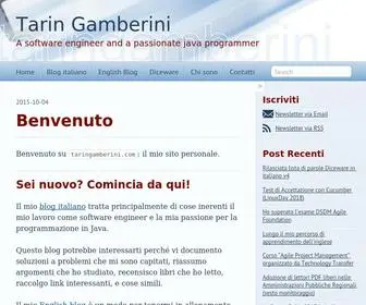 Taringamberini.com(Benvenuto 2015) Screenshot