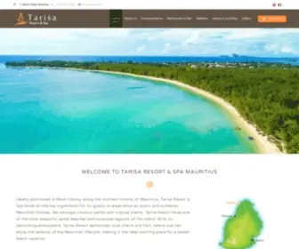 Tarisa-Resort.com(Tarisa Resort and Spa Mont Choisy Mauritius) Screenshot