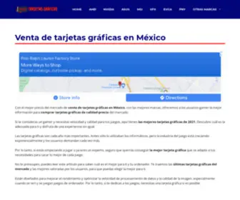 Tarjetas-Graficas.com(▷ Venta de tarjetas gráficas en México) Screenshot