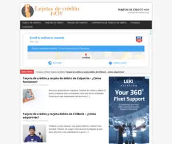 Tarjetasdecreditohoy.com(Tarjetas) Screenshot