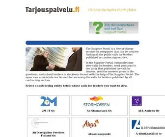 Tarjouspalvelu.fi(Tarjouspalvelu) Screenshot