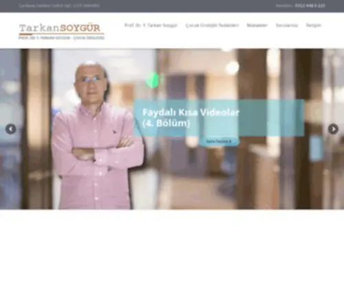 Tarkansoygur.com(Çocuk Ürolojisi) Screenshot