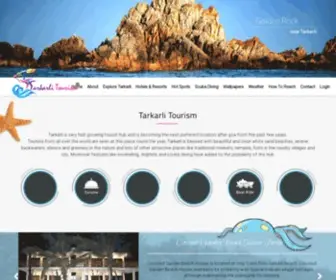 Tarkarlitourism.com(Tarkarli) Screenshot