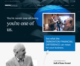 Tarkentonfinancial.com(A National Insurance Marketing Company) Screenshot