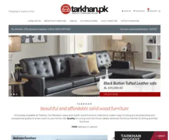 Tarkhan.pk(Design Focused on Beautiful Wood Elements) Screenshot