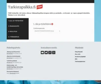 Tarkistapalkka.fi(Tarkistapalkka) Screenshot