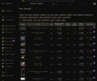 Tarkov-Market.com(Flea market) Screenshot