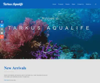 Tarkusaqualife.com(Tarkus Aqualife) Screenshot