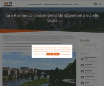 Tarn-Resilience.com(Tarn Résilience) Screenshot