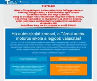Tarnaiautosiskola.hu(Tárnai) Screenshot