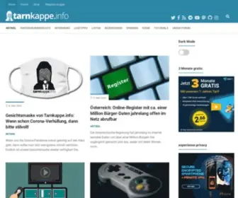Tarnkappe.info(News und Foren zu den Themen Daten) Screenshot