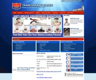 Tarntaranpolice.com(Ludhiana) Screenshot