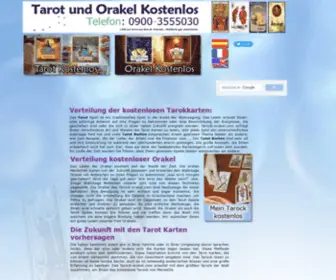 Tarock-Orakel.com(Tarot Spiel und die kostenlosen online Orakel) Screenshot
