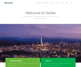 Taroko.io(We help simplify people's lives) Screenshot