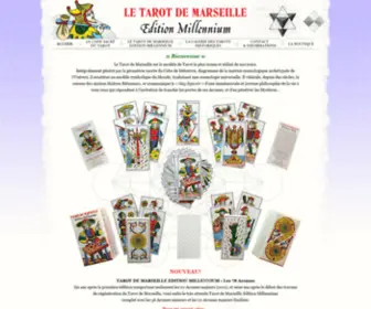 Tarot-DE-Marseille-Millennium.com(Le Tarot de Marseille Edition Millennium) Screenshot