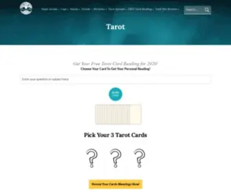 Tarot-Explained.com(Get Your Tarot Reading at) Screenshot