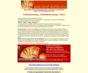 Tarot-Karten.com(Tarotkarten legen lassen) Screenshot