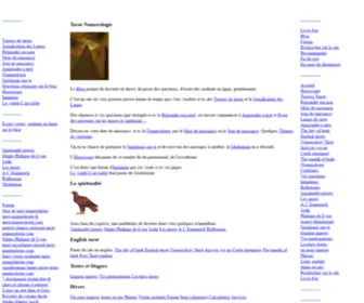 Tarot-Numerologie.fr(Tarot) Screenshot
