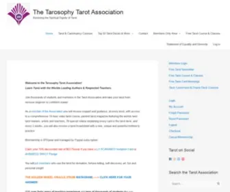 Tarotassociation.net(Restoring the Spiritual Dignity of Tarot) Screenshot