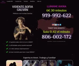 Tarotbarato-Videncia.es(VIDENTE REAL Sofia Galvan) Screenshot