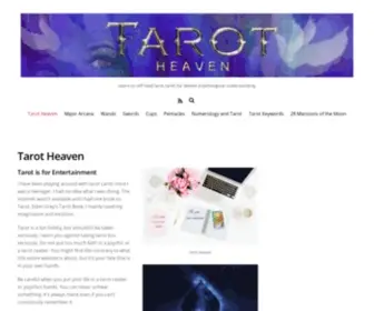Tarotheaven.com(Tarot Heaven) Screenshot
