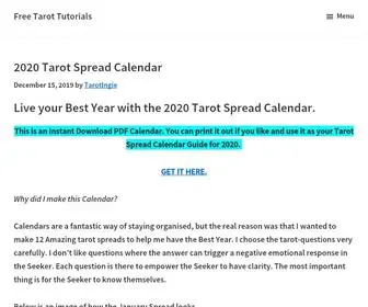 Tarotingie.com(Free Tarot Tutorials) Screenshot