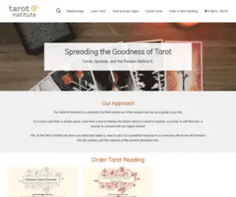 Tarotinstitute.com(Tarot Institute) Screenshot