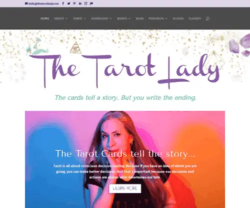 Tarotlady.com(The Tarot Lady) Screenshot