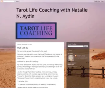 Tarotlifecoaching.org(Tarot Life Coaching with Natalie N) Screenshot