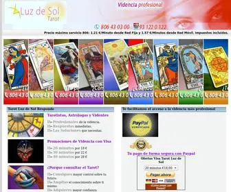 Tarotluzdesol.com(II►Tarot Seguro por Paypal) Screenshot