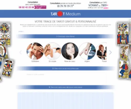 Tarotmedium.fr(Tarot) Screenshot