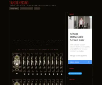 Tarotnegro.com(Tarot Negro) Screenshot