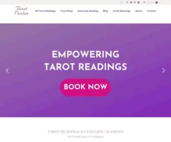 Tarotparlor.com(Your Custom Online Tarot Reading & Blog) Screenshot