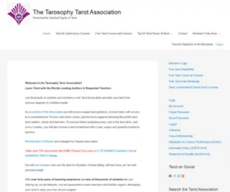 Tarotprofessionals.com(Restoring the Spiritual Dignity of Tarot) Screenshot