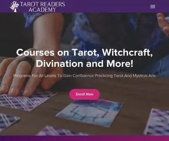 Tarotreadersacademy.com(Tarot Readers Academy) Screenshot