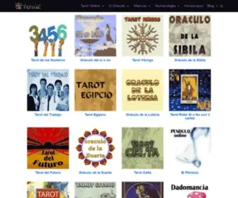 Tarotsi.com(Tarot Gratis Online con Lectura de Cartas y respuestas gratuitas) Screenshot