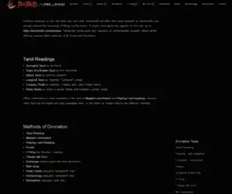 Tarotsmith.net(Tarot Cards by Esoteric Artists) Screenshot