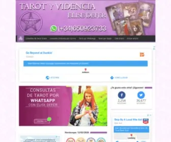 Tarotvidenciaelisedefer.com(Tarot y Videncia Elise Defer) Screenshot