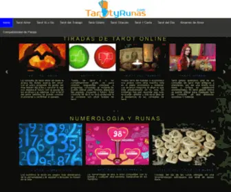 Tarotyrunas.com(Consultas de Tarot Online) Screenshot