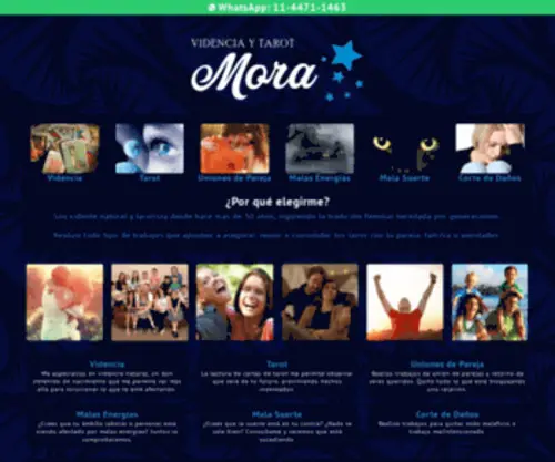 Tarotyvidenciamora.com.ar(Tarot y Videncia Mora) Screenshot