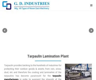 Tarpaulinlaminationplant.com(Tarpaulin Lamination Plant) Screenshot