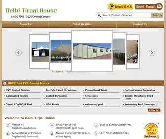 Tarpaulinstents.com(Delhi Tirpal House) Screenshot