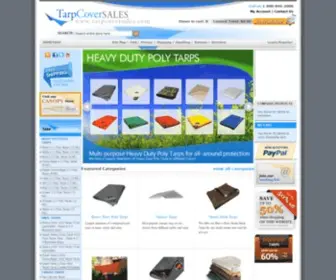 Tarpcoversales.com(Tarp For Sale) Screenshot