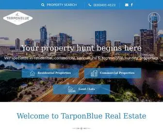 Tarponbluerealestatetx.com(Texas Real Estate) Screenshot