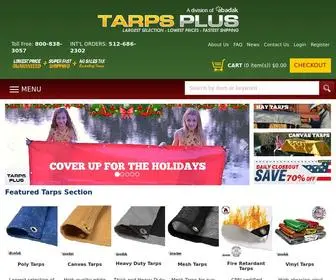 Tarpsplus.com(Poly Tarps) Screenshot