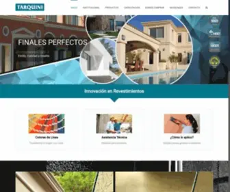 Tarquini.com.ar(Revestimientos TARQUINI) Screenshot