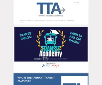 Tarranttransitalliance.org(Tarrant Transit Alliance) Screenshot