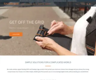 Tarriss.com(Tarriss Travel Gear) Screenshot