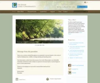 Tarriver.org(Tar River Land Conservancy) Screenshot